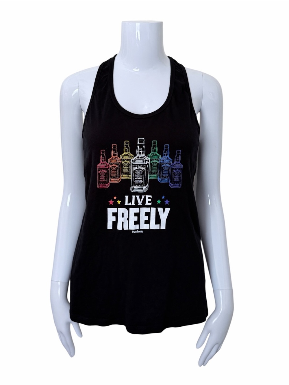 Jack Daniels Live Freely Pride Promo Tank Size Medium